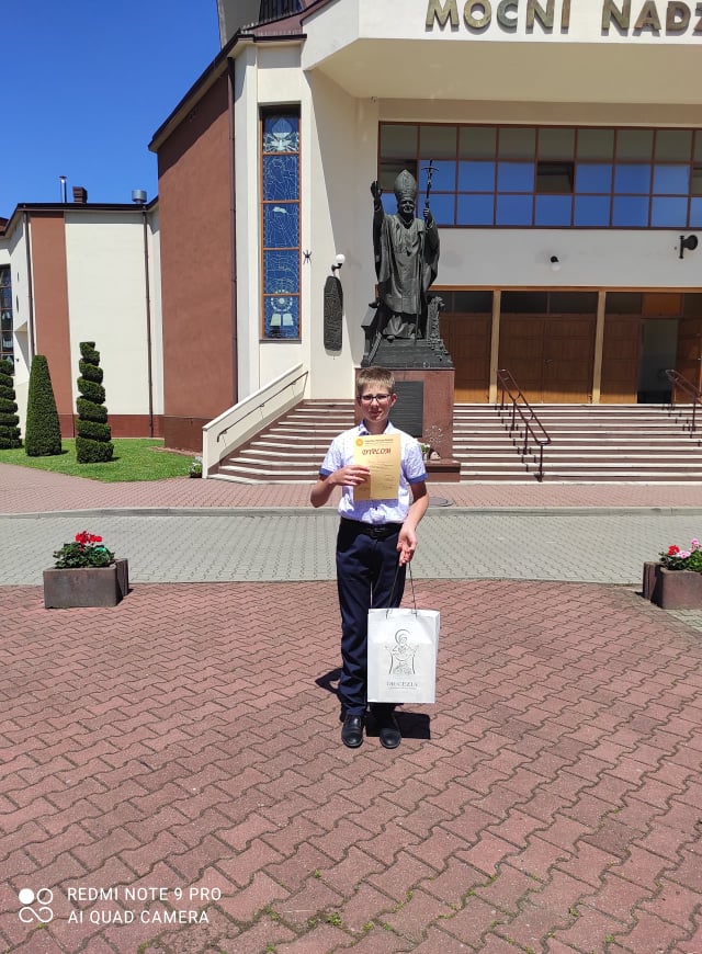 Kacper Dubaj Laureatem XXVIII Konkursu Wiedzy o Biblii i Kościele