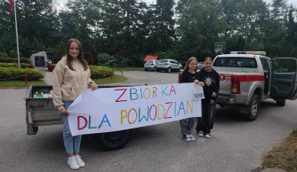 Podziękowanie za udział w zbiórce dla powodzian