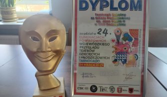 Nasi aktorzy na Powiatowym Przeglądzie Teatrów Dziecięcych i Młodzieżowych w Tarnogrodzie 