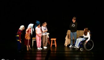 Nasi aktorzy na Powiatowym Przeglądzie Teatrów Dziecięcych i Młodzieżowych w Tarnogrodzie 
