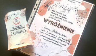 Lena nagrodzona w Powiatowym Festiwalu Piosenki Dziecięcej i Młodzieżowej w Biłgoraju 