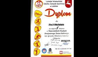 Bardzo dobry występ w finale wojewódzkim!