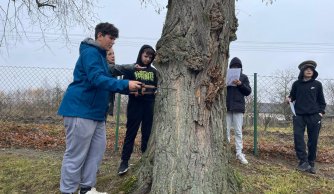 Spotkanie uczniów z przedstawicielkami Lasów Janowskich