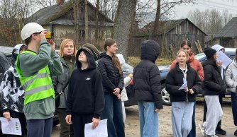 Spotkanie uczniów z przedstawicielkami Lasów Janowskich