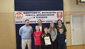 Nasza drużyna szachowa na VII miejscu w powiecie!